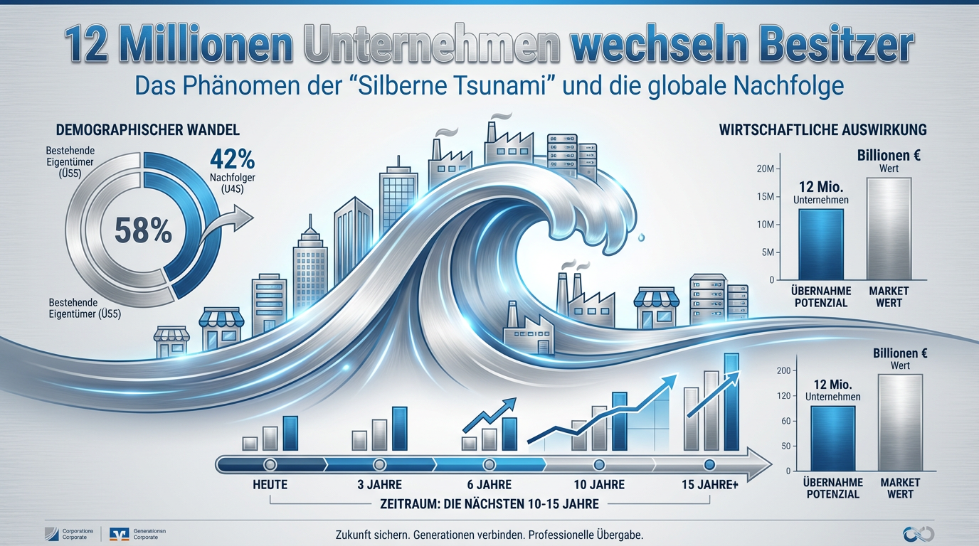 Unternehmensnachfolge Schweiz: Firmenwert vor Verkauf um 40% steigern